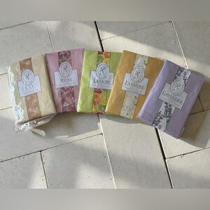 Lily Scented Sachets Set - Cream, Pink, Green, Yellow, Purple